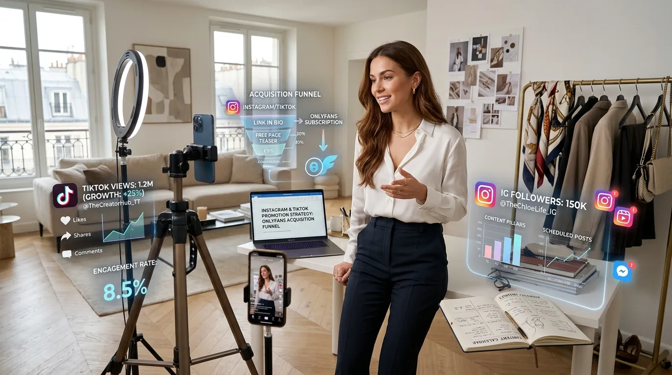 Comment promouvoir son OnlyFans sur Instagram et TikTok